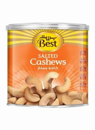 Picture of Best Salted Cashews Can 275gm