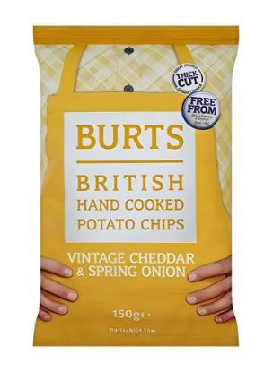 Picture of Burts Hand Cooked Potato Chips Cheddar & Onion 150gm