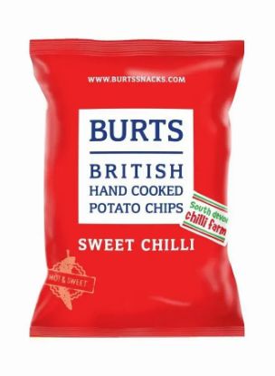 Picture of Burts Hand Cooked Potato Chips Sweet Chilli 150gm