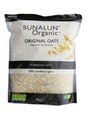 Picture of Bunalun Organic Original Porridge Oats 1kg