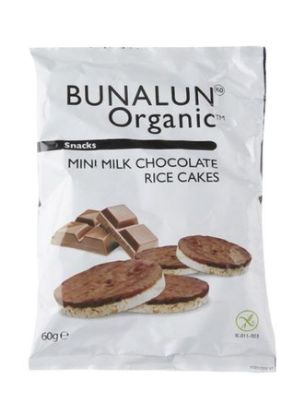 Picture of Bunalun Organic Mini Milk Chocolate Rice Cake 60gm