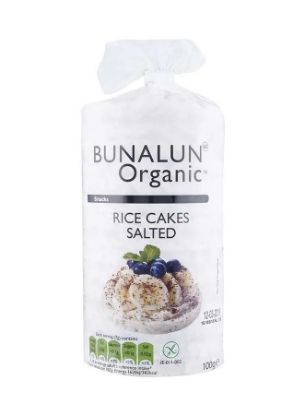 Picture of Bunalun Organic Rice Cakes Salted 100gm