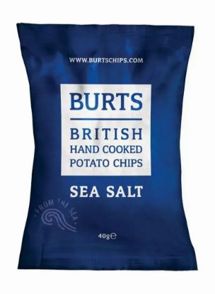 Picture of Burts Hand Cooked Potato Chips Sea Salt 40gm