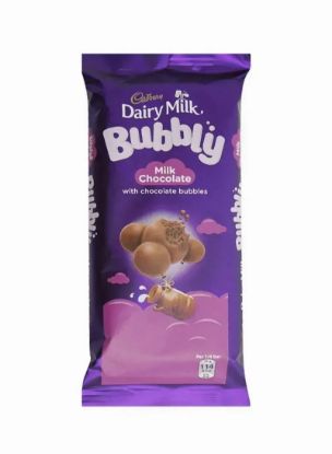 Picture of Cadbury Dairy Milk Bubbly Milk Chocolate 87gm