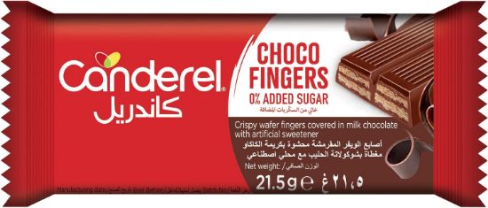 Picture of Canderel Wafer Chocolate Fingers 21.5gm