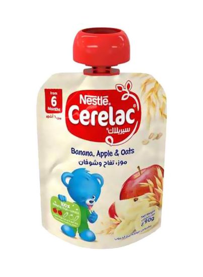 Picture of Cerelac Baby Fruit Raspberry Pear Banana Oats Puree 90gm