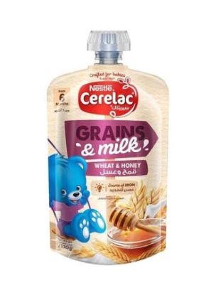 Picture of Nestle Cerelac Grains & Milk Wheat & Honey  110gm