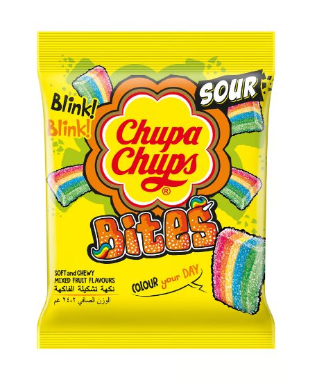 Picture of Chupa Chups Candy Sour Bites Pouch 26gm