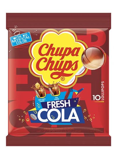 Picture of Chupa Chups Lollipop Cola Flavour 130gm