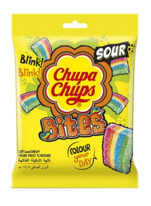 Picture of Chupa Chups Sour Bites Mixed Fruit Flavour 90gm