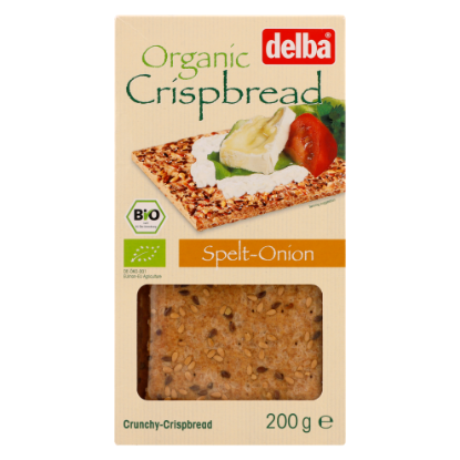 Picture of Delba Crispbread Spelt Onion - 200gm