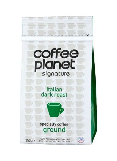 Picture of Coffee Planet Signature Italian Dark Roast Specialty Coffee Ground 250gm