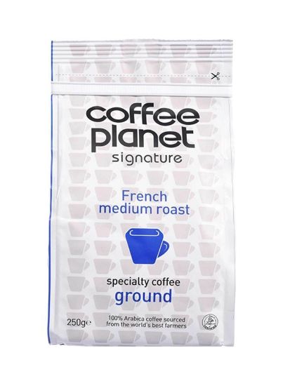 Picture of Coffee Planet Signature French Medium Roast Specialty Coffee Ground 250gm