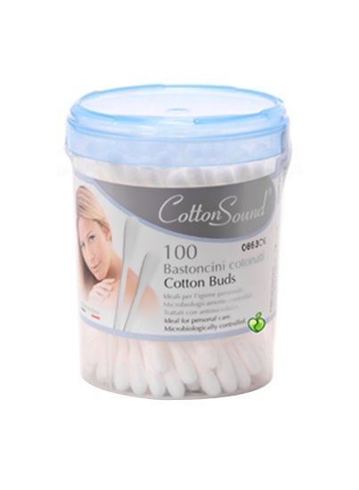 Picture of Cotton Sound Swabs With Paper Stem 100 's