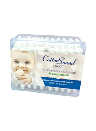 Picture of Cotton Sound Bud Swabs Cotton Square Box 60 's