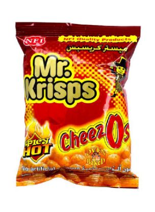 Picture of Mr.Krisps Oven Baked Cheezos Spicy 15Gm