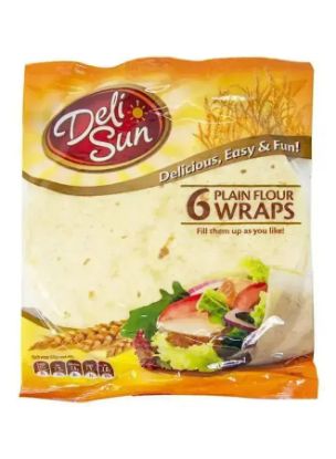 Picture of Deli Sun Plain Flour Wrap Tortilla 360gm