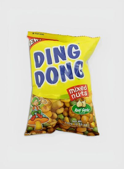 Picture of Ding Dong Mixed Nuts Real Garlic 100gm