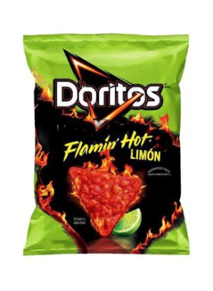 Picture of Doritos Flamin Hot Lime Tortilla Chips 175gm