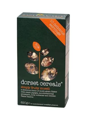 Picture of Dorset Cereals Simply Fruity Muesli With Pineapple & Papaya 30% Fruit 620gm