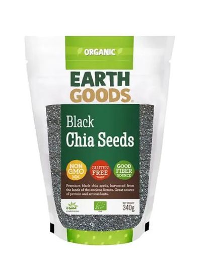 Picture of Earth Goods Organic Black Chia Seeds 340gm