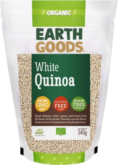 Picture of Earth Goods Organic White Quinoa 340gm