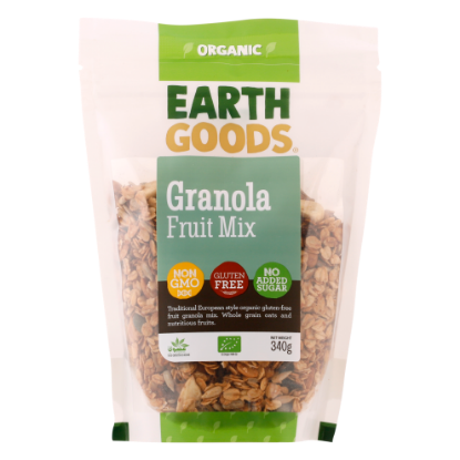 Picture of Earth Goods Organic Granola Fruit Mix Gluten Free 340gm