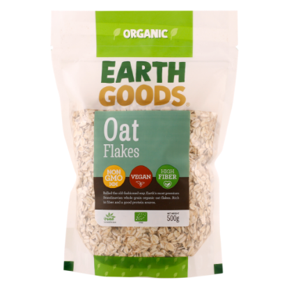 Picture of Earth Goods Organic Oat Flakes 500gm