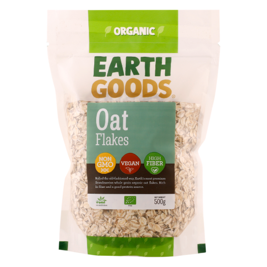 Picture of Earth Goods Organic Oat Flakes 500gm