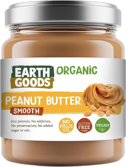 Picture of Earth Goods Organic Smooth Peanut Butter 220gm