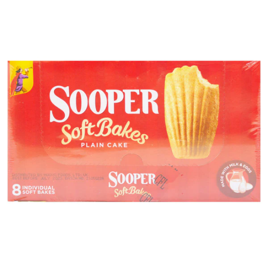 Picture of EBM Sooper Soft Bakes Plain Cake (8 Individual Soft Bakes)