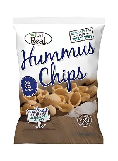 Picture of Eat Real Hummus Chips Sea Salt Flavour 135gm