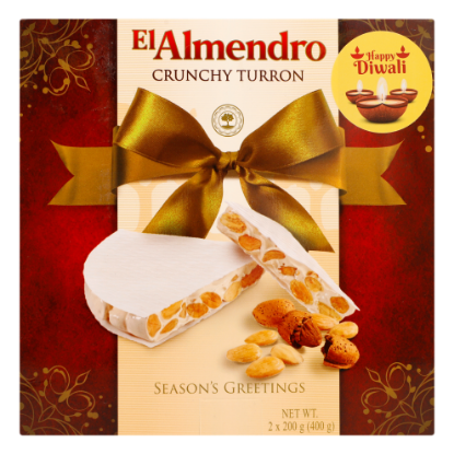 Picture of Almendro Crunchy Turron Seasoning Greetings 2x200gm