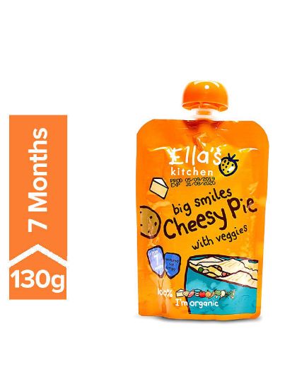 Picture of Ella's Kitchen Baby Food Cheesy pie Veggies Organic 130gm