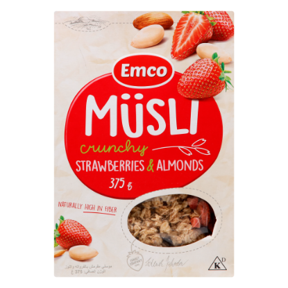 Picture of Emco Musli Crunchy Strawberries & Almonds 375gm