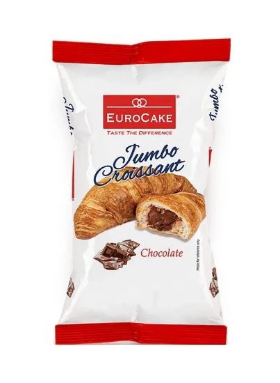 Picture of Eurocake Jumbo Croissant Chocolate 50gm