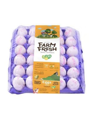 Picture of Farm Fresh White Eggs Med 30's