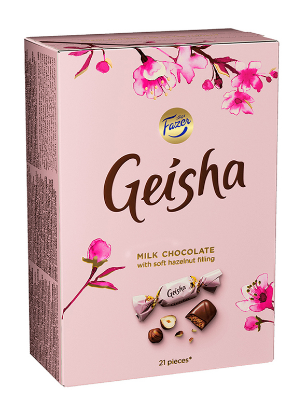 Picture of Fazer Geisha Milk Chocolate Box 150gm