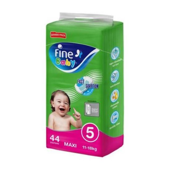 Picture of Fine Baby Diapers Maxi Size 5 11-18kg 44's