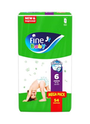 Picture of Fine Baby Diapers Double Lock Green 54 's