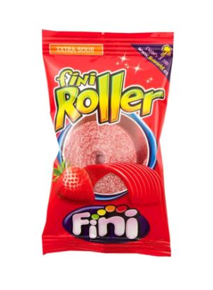 Picture of Fini Candy Roll Extra Sour Strawberry 20gm