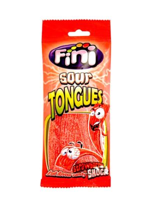 Picture of Fini Candy Sour Tongue Strawberry 100gm