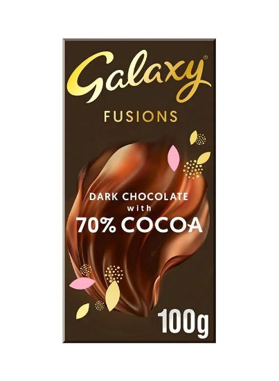 Picture of Galaxy Chocolate Fusion Dark With Cocoa 100gm