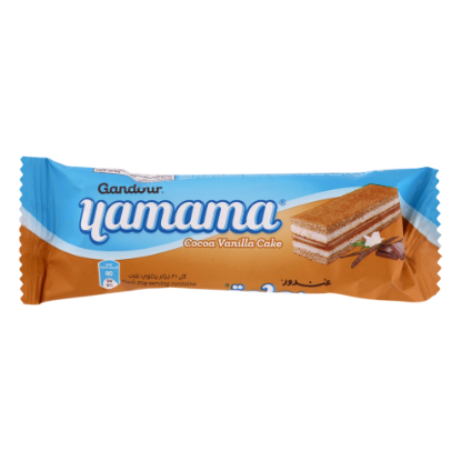 Picture of Gandour Yamama Cocoa Vanilla Cake 25gm