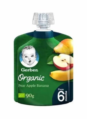 Picture of Gerber Organic Apple Banana Flavour 90gm