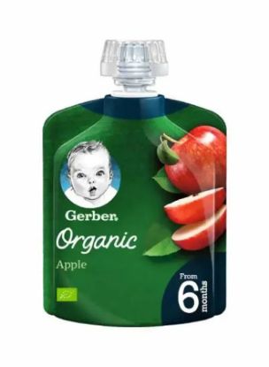 Picture of Gerber Organic Baby Food Apple Puree 90gm (From 6 Months)