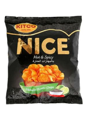 Picture of Kitco Nice Hot & Spicy Potato Chips 14gm