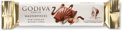 Picture of Godiva Masterpieces Milk Chocolate Hazelnut Oyster 12x30gm