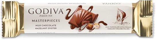 Picture of Godiva Masterpieces Milk Chocolate Hazelnut Oyster 12x30gm