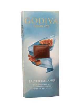 Picture of Godiva Salted Caramel Milk Chocolate With Caramelized Toffee 3x90gm